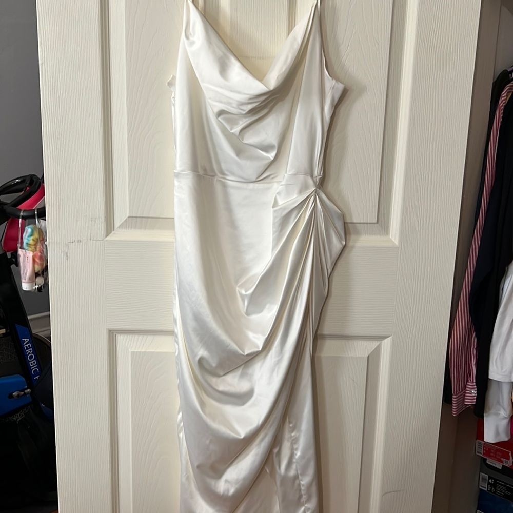 Silk like dress